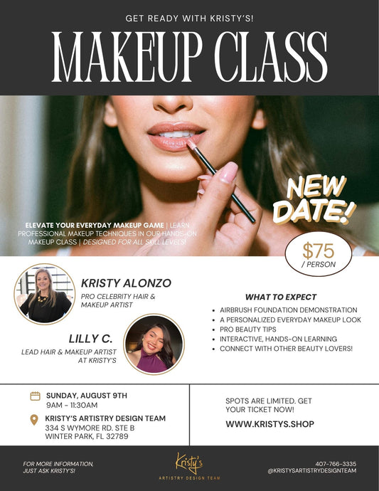 Get Ready With Kristy’s: Makeup Masterclass & Social